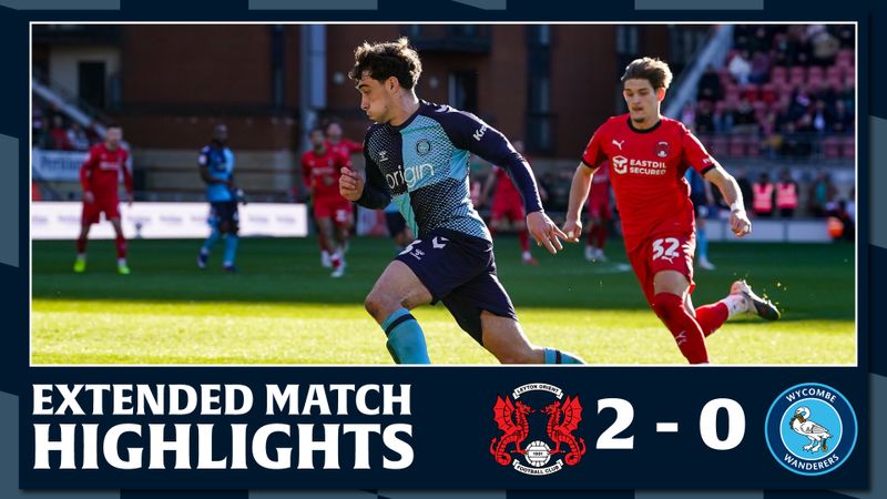 Extended Match Highlights: Leyton Orient 2 - 0 Wycombe Wanderers