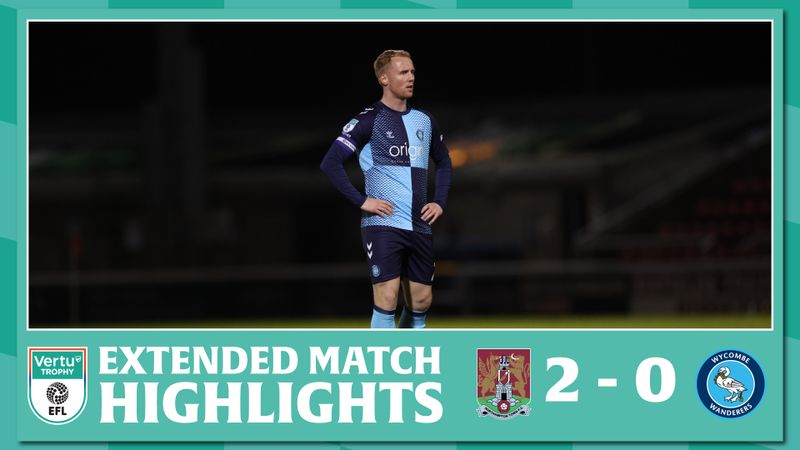 Extended Match Highlights: Northampton Town 2 - 0 Wycombe Wanderers