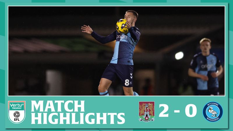 Match Highlights: Northampton Town 2 - 0 Wycombe Wanderers