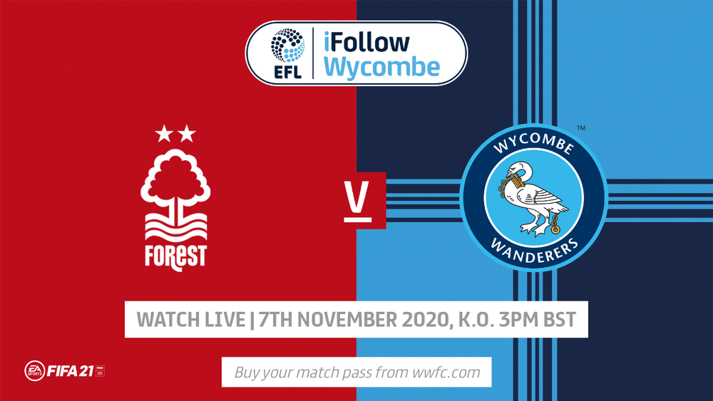 Buy your match pass to watch Forest fixture Wanderers