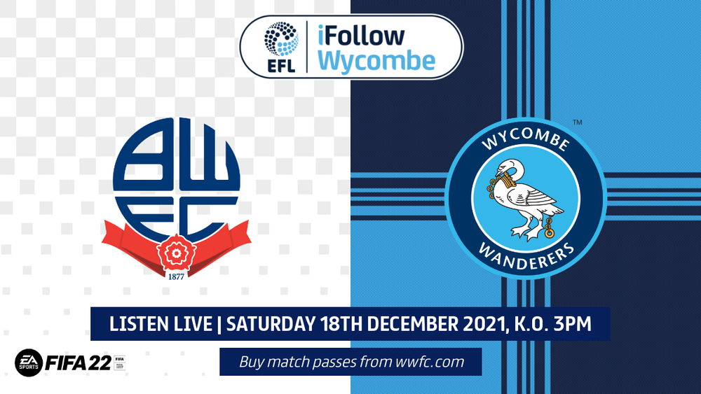 Listen Live To Bolton Match On IFollow - Wycombe Wanderers