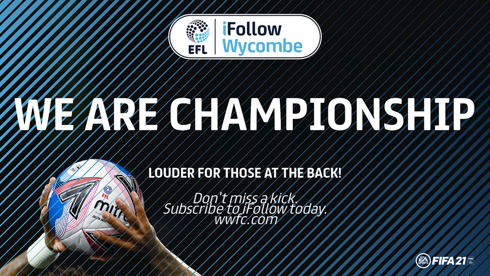 Watch Championship Matches Live On IFollow - Wycombe Wanderers