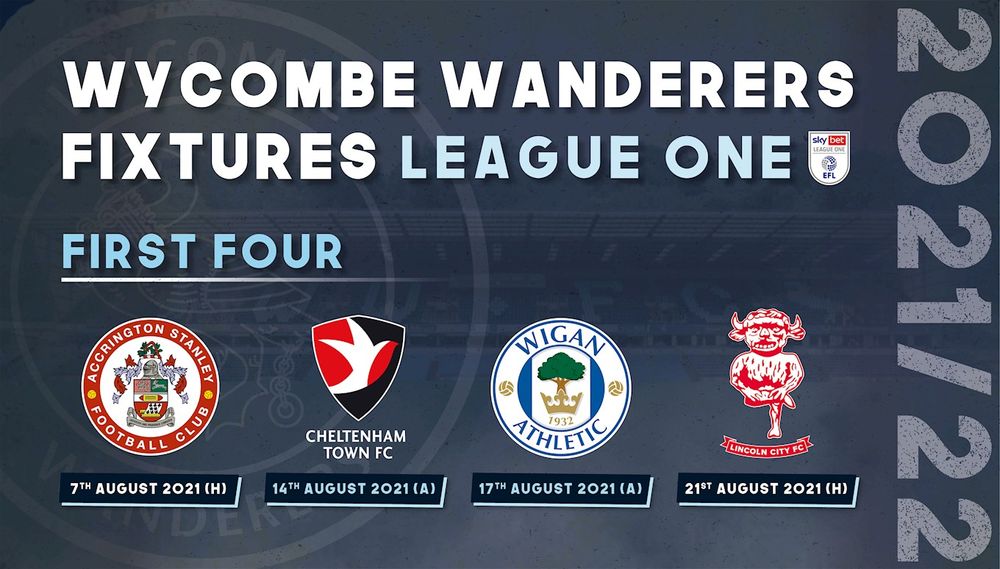 Fixtures Revealed! - Wycombe Wanderers