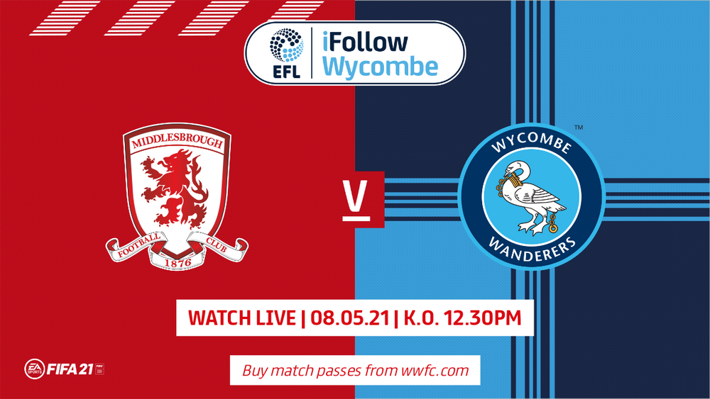 Watch Boro clash on iFollow Wanderers